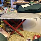 Vintage Antique Wooden Childs Ironing Board Adjustable Height 29” L Folding