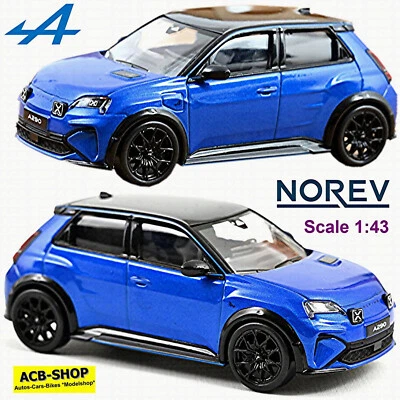 Alpine A290 GTS 2025 Alpine Vision Blue & Black 1:43 Norev 519200 - Image 1 of 2