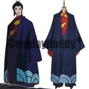 IN STOCK Princess Mononoke Irontown Lady Eboshi Kimono Anime Cosplay Costume - Picture 1 of 4