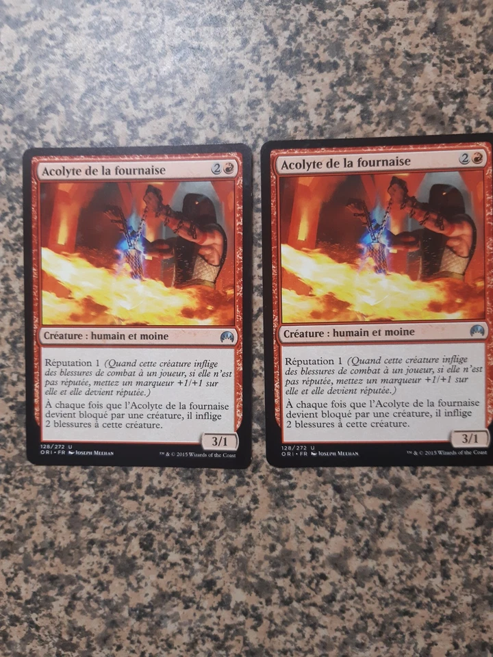 MTG - 2 x Acolyte of the Inferno - Magic Origins - FRENCH - Image 1 of 1