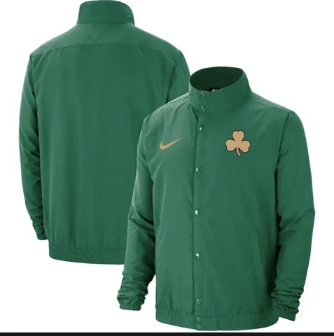 NEW Nike Boston Celtics Men's  X-Large Lightweight DNA Snap Jacket CD3038-312 Cover