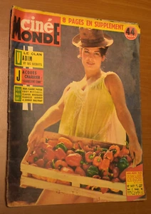 Ciné Monde n° 1477 de 1962 - Pace, Vadim, Gozzi, Richard Anthony, J Halliday, .. - Photo 1/2