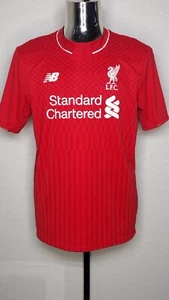 New Balance James Milner XL Liverpool Jersey Red Checkered 100% Authentic Futbol - Picture 1 of 13