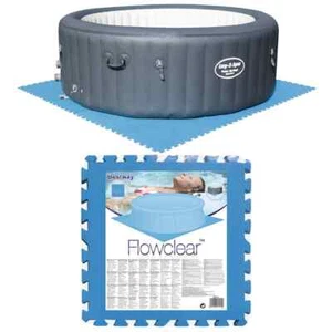 Bestway 8x Pool Bodenschutz 2m² Poolunterlage Bodenschutzplane Bodenplatte - Bild 1 von 5