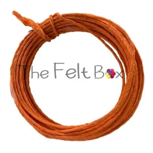 Armature Wire Needle Felting Movable Joints Paper Covered Florist Wire Orange 7m - Picture 1 of 2