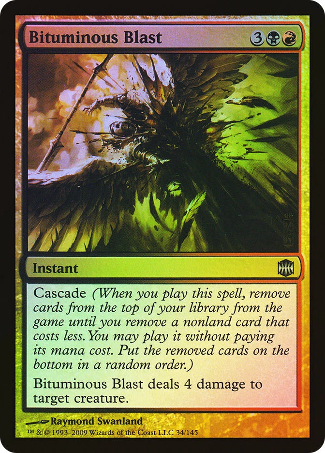 MTG FOIL Bituminous Blast  - Alara Reborn #34 - Image 1 of 1