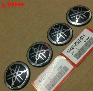 4 piezas originales Insignia emblema horquilla afinadora para bicicletas carreras motos cromo plateado - Imagen 1 de 6