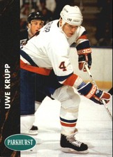 1991-92 (ISLANDERS) Parkhurst French #109 Uwe Krupp