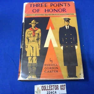 Libro Boy Scout Tres Puntos de Honor con Cubierta Antipolvo por Russell Gordon Carter - Imagen 1 de 10
