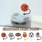 Sports Balls Straw Cover Cap For Dustproof Reusable Covers Straw C6X1