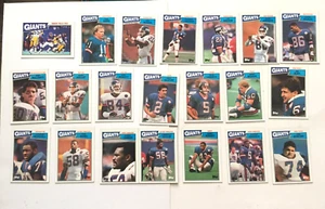 1987 Topps NEW YORK GIANTS 21 Football Playing Cards #9-29 LAWRENCE TAYLOR BANKS - Picture 1 of 4