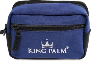 KING PALM | Canvas Reisetasche | robuster Kulturbeutel | blau | 8 x 5 Zoll - Bild 1 von 4
