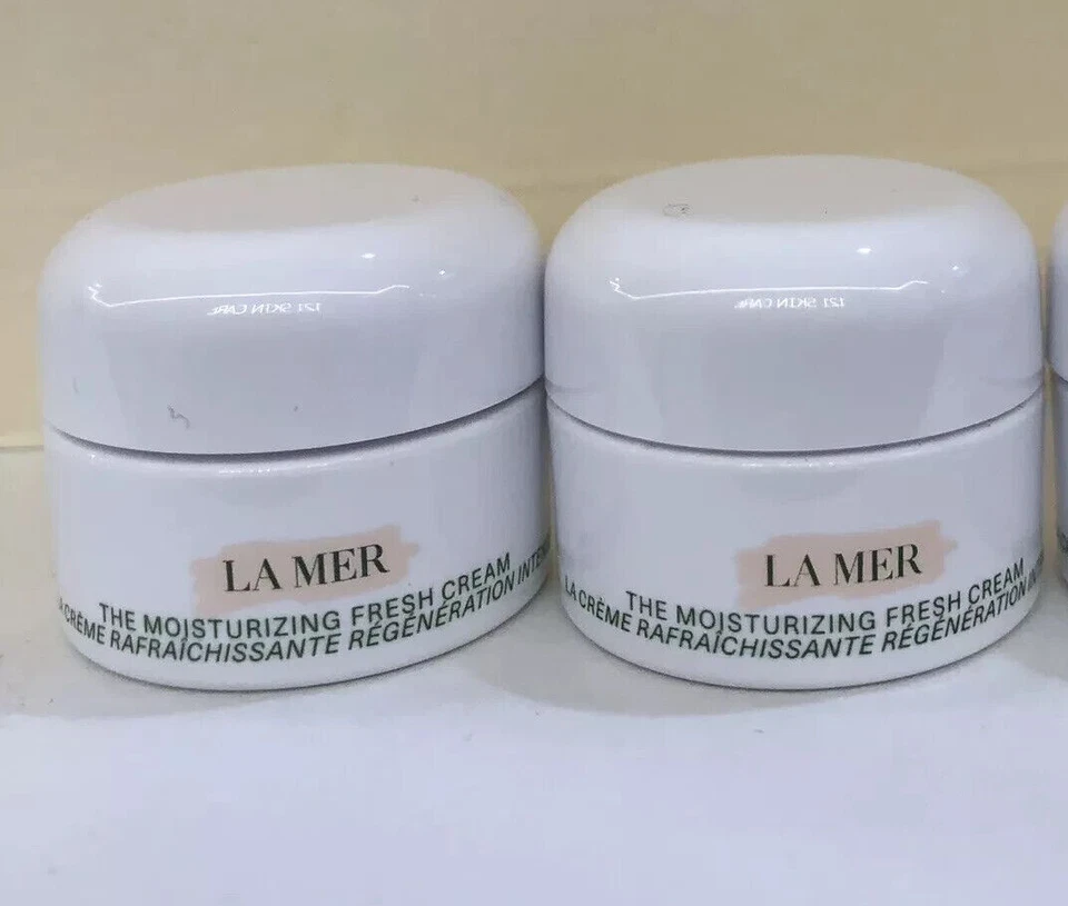 2 X La Mer увлажняющий свежий крем путешествий размер .12 унций/3,5 мл новый продукт - Изображение 1 из 1