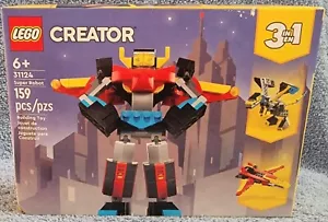 LEGO CREATOR 2022 SUPER ROBOT 3 IN 1 #31124 AGES 6+ - Picture 1 of 7