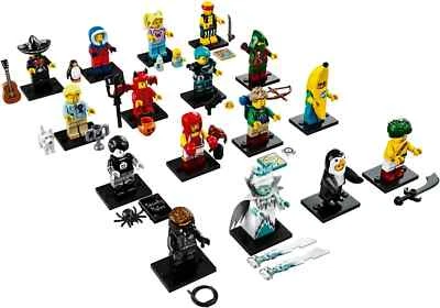 Complete Set of (16) Lego Series 16 Minifigures 71013 New Factory Sealed 2016 - Image 1 of 4