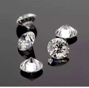 Loose CVD 1 Pcs Lab Grown Diamond 4 mm Round D - F GIE Certified Diamond - Picture 1 of 7