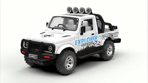 Adventure Die Cast Model Open Ranger Jeep 4x4 - Picture 1 of 8