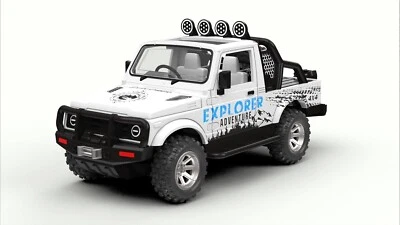 Adventure Die Cast Model Open Ranger Jeep 4x4 - Image 1 of 4