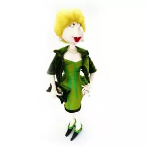 Cloth Art Doll Pattern "Lizzie" by Jill Maas - Picture 1 of 2