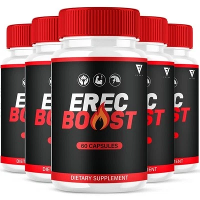 FYVUS (5 Pack) Erec Boost for Men ErecBoost Maximum Strength Supplement (300 Capsules)
