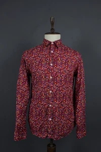 Desigual Regular Fit Multicolor Polka Dot Long Sleeve Button Down Shirt Size L - Picture 1 of 15