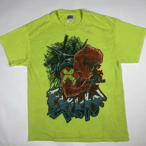 Men's Excision Dubstep Tour Band T Shirt Size Large - Picture 1 of 6