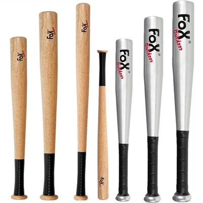 MFH Fox Outdoor Baseballschläger "American Baseball" Holz- Alu 15" 18" 26" 30" 32"