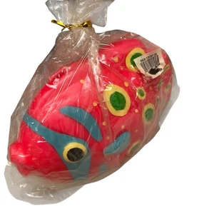 Vela de cera vintage PECES TROPICALES en forma de 3D sin quemar - Imagen 1 de 5