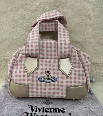 Vivienne Westwood Pink Shoulder Bag Leather Tote Boxed Condition - Image 1 of 4