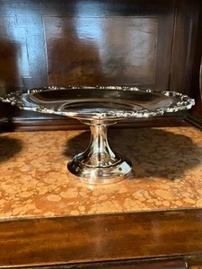 Tara Hall Silverplate by Reed and Barton - One Vintage Silverplate Cake Stand - Picture 1 of 6