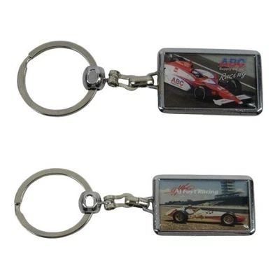 A.J. Foyt Racing Keychain #14 ABC Supply 1961 Indy 500 Winner AJ Foyt #1 Bowes - Image 1 of 4