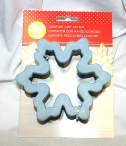 Wilton Schneeflocke Weihnachten Ausstecher blau Komfortgriff Feiertage 4,75" - Bild 1 von 1