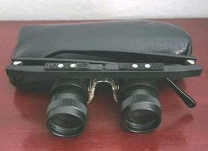 ESCHENBACH TELE 4X BLACK BINOCULARS. MADE IN GERMANY. W/CASE. WORKS - Picture 1 of 19