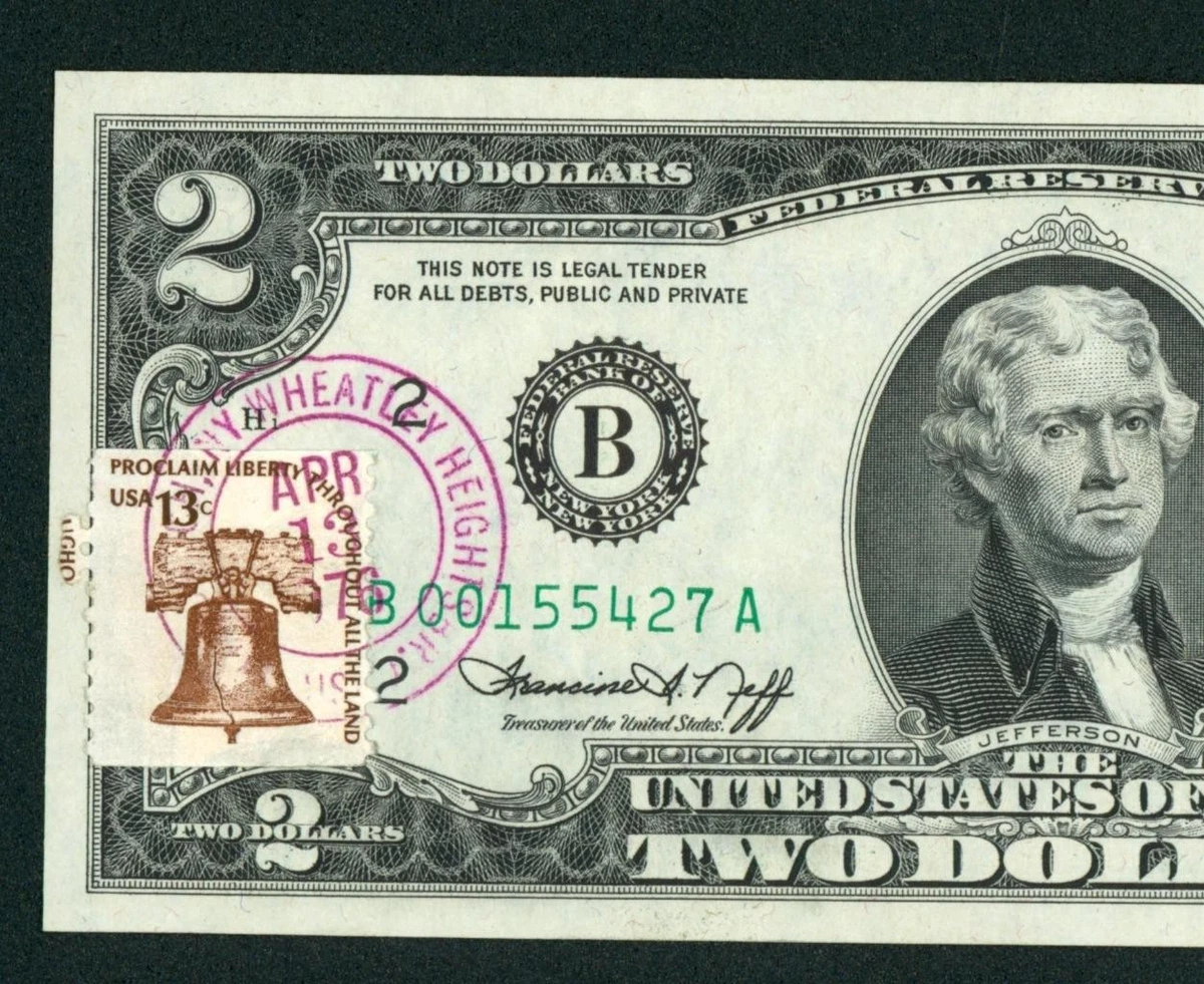 1976 Uncirculated $2 US Federal Reserve Small Notes for sale | eBay