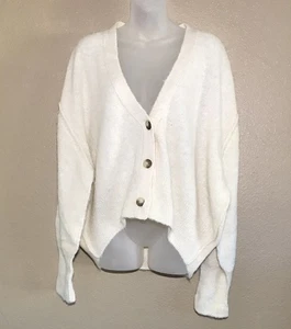Free People Oberteil Creme Pullover Strickjacke Damen Größe M - Bild 1 von 4