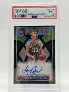 2023-24 Topps Finest - Flashback Auto Larry Bird #FLA-LB Refractor (13/25) Pop 2 - Picture 1 of 4