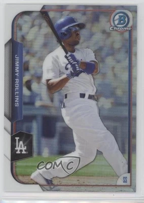 2015 Bowman Chrome Refractor /499 Jimmy Rollins #34 - Image 1 of 2