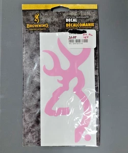 NUEVA Calcomanía Oficial Browning Buckmark - Tamaño 6" - Camión/Ventana/Coche ROSA - Imagen 1 de 1