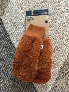 North Face Ridge Fleece Mitt Farbe Leder Braun Gr. Small Neu mit Etikett - Bild 1 von 4