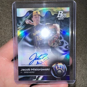 2023 Bowman Platinum Jacob Misiorowski RC AUTO #TOP-69 Top Prospect - Picture 1 of 3