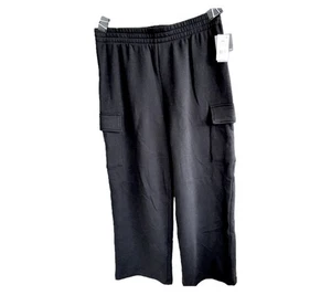 Acogedores pantalones deportivos cargo de pierna ancha perfectos para el otoño nuevos con etiquetas negros XXL - Imagen 1 de 5