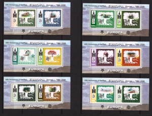 Mongolia 2006 - Europa 50 Years, set of 6 S/S MNH - Bild 1 von 1