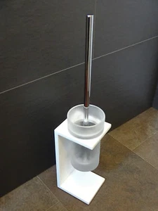  WC Bad Garnitur Bürste Toiletten Bürstenhalter Toilettenbürste Corian HEWI Desi - Bild 1 von 7