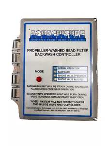 AST PW1 AQUACULTURE SYSTEMS ELICA FILTRO PERLINE LAVATE CONTROLLER CONTROLAVAGGIO - Foto 1 di 6