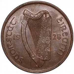 Münze Irland 1 Pingin (Penny) 1928 - Bild 1 von 2