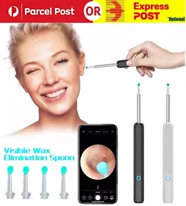 Ear Wax Remover Ear Cleaner Removal Camera Cleaning Pick Tool LED Light Scoop AU - Picture 1 of 17