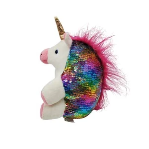 Sparkles the Unicorn Plush With Rainbow Sequins by Creativity for Kids - Picture 1 of 5
