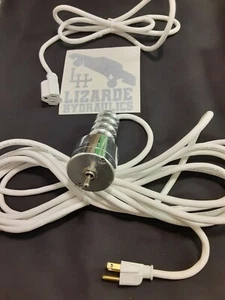 Lowrider Hydraulics, WHITE Billet Aluminum Hop Handle, *1 pcs PreWired - Bild 1 von 2