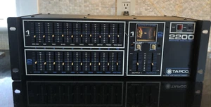 Mint Tapco 2200 Dual 10 Band Stereo 2 Channel Graphic Equalizer - Picture 1 of 10