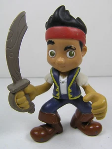 Jake and the Never Land Pirates Jake with Sword 3" Tall Toy Figure Mattel Disney - Picture 1 of 2
